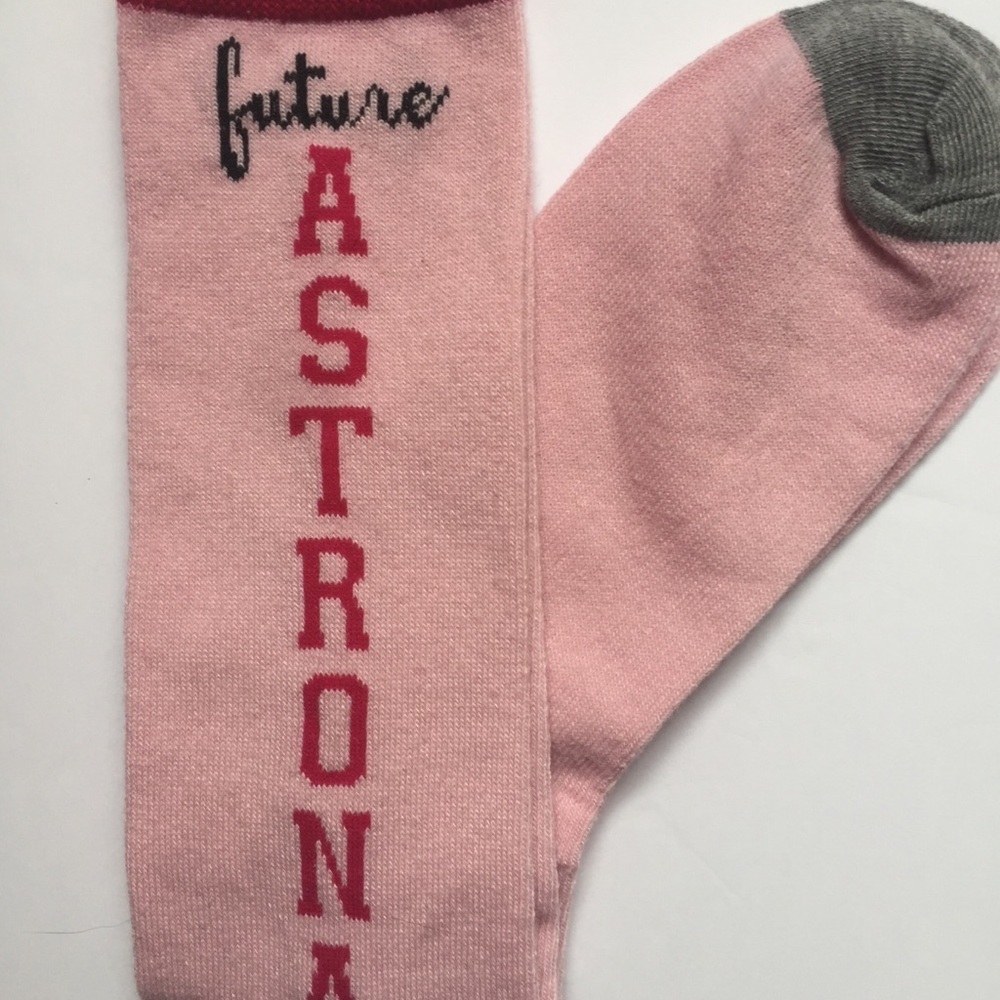 Women’s Knee Highs “Astronaut” L Sz 3-10 NEW